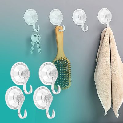 Άγκιστρα με βεντούζα (4τμχ) | QUICKGRIP