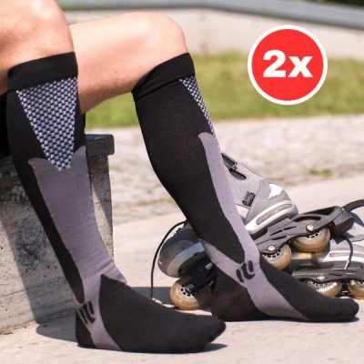 Κάλτσες συμπίεσης Unisex (2 ζευγάρια) | PRESSOSOX