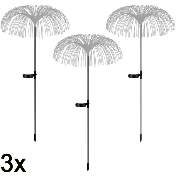 3x Φωτιστικά κήπου με ηλιακή ενέργεια | LUMIPALM