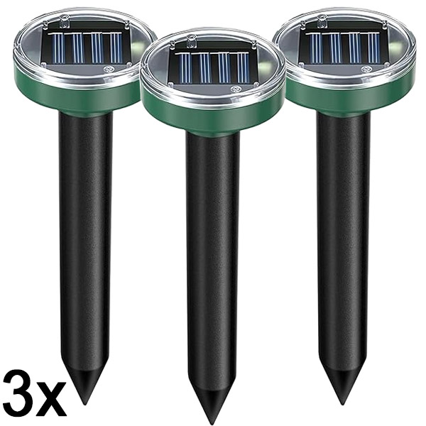 3x Απωθητικό Παρασίτων Ηλιακής Φόρτισης | SOLGUARD